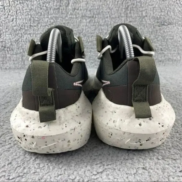 New Nike Sneakers Crater Impact Shoes Mens 8 Sequoia Olive Lace Up‎ Low Top