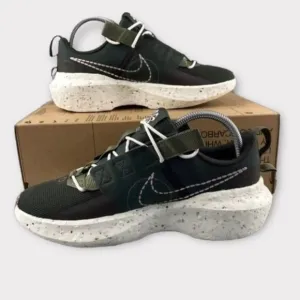 New Nike Sneakers Crater Impact Shoes Mens 8 Sequoia Olive Lace Up‎ Low Top