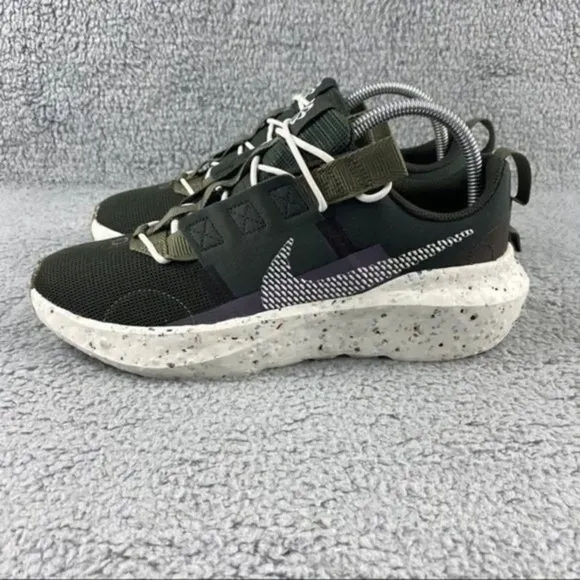 New Nike Sneakers Crater Impact Shoes Mens 8 Sequoia Olive Lace Up‎ Low Top