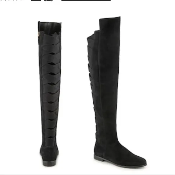 New Nine West eltynn over knee suede boots