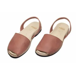 NEW NWT Pons Classic Brown Leather Shoes Sandals