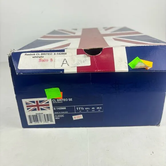 new reebok vintage cl briteo se mens streetwear y2k mens size 11.5