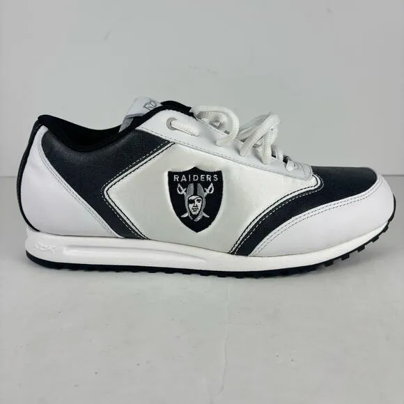 new Reebok vintage NFL White Passion Women's 9.5 US Oakland Raiders 2005 Rare