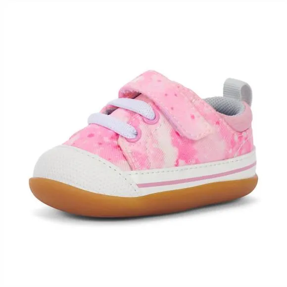 NEW SEE KAI RUN baby girl stevie first (infant/toddler) walker shoe in pink