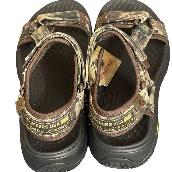 NEW Skechers Mens Lomell RipTide Sandals Goodyear SolesCamo #204351 Size:9