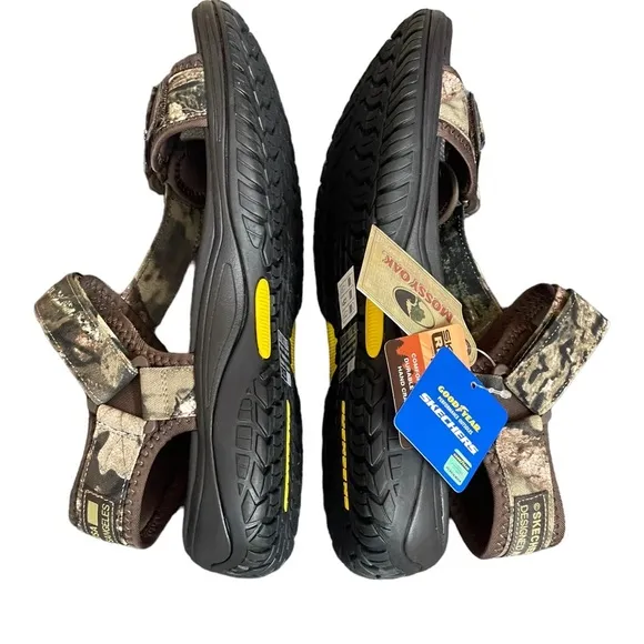 NEW Skechers Mens Lomell RipTide Sandals Goodyear SolesCamo #204351 Size:9