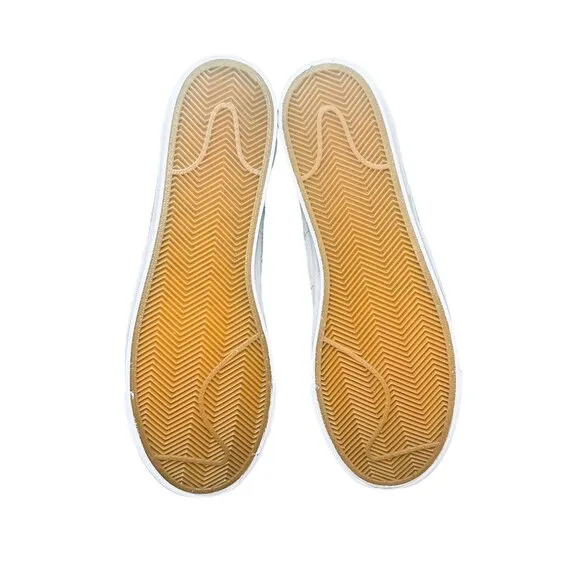🤩New Sz 10 Mens Shoes Nike Blazer Low Premium White Metallic Gold BQ7460-101