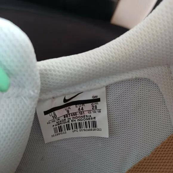 🤩New Sz 10 Mens Shoes Nike Blazer Low Premium White Metallic Gold BQ7460-101