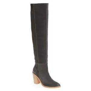 NEW TREASURE &amp; BOND Heidi Over The Knee grey suede Boots Size 8