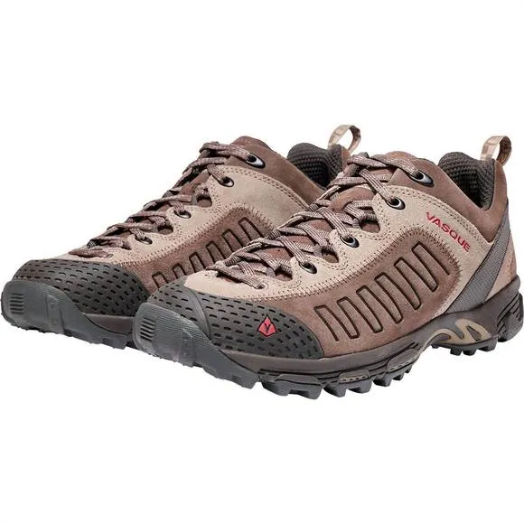 NEW VASQUE men's juxt hiking shoes in aluminum/chili pepper