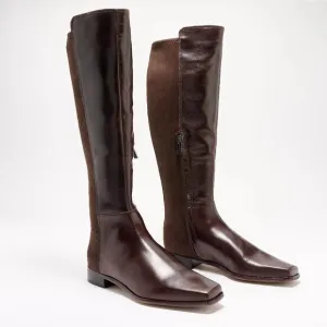 NEW Vince Camuto Librina Knee High Boots Womens 9 Chocolate Brown Chic City