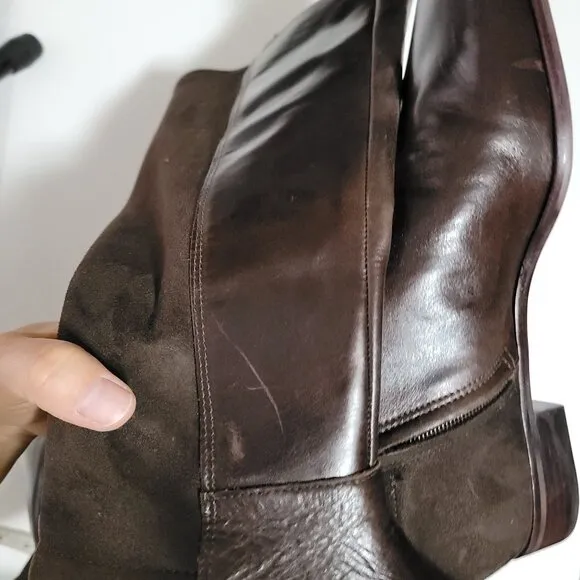 NEW Vince Camuto Librina Knee High Boots Womens 9 Chocolate Brown Chic City