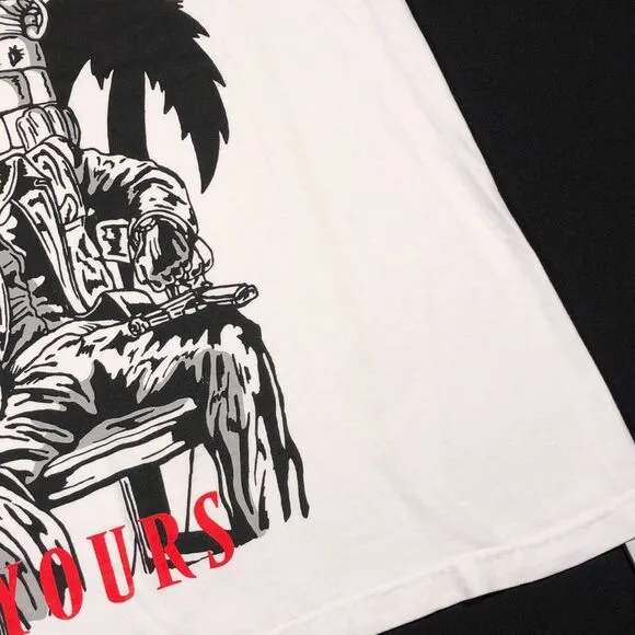 New Warren Lotas The World Is Yours Scarface Tee T Shirt White XXL 2XL Rare B4
