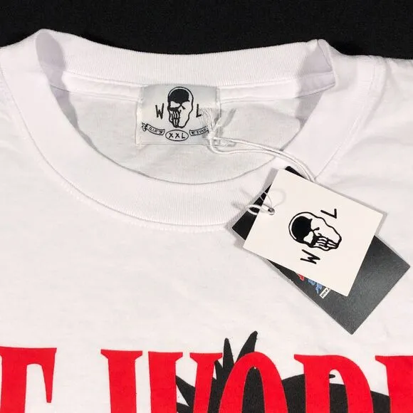 New Warren Lotas The World Is Yours Scarface Tee T Shirt White XXL 2XL Rare B4