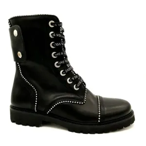 NEW Zadig &amp; Voltaire Womens Joe Studded Ankle Boots 9 Designer Grunge Dark