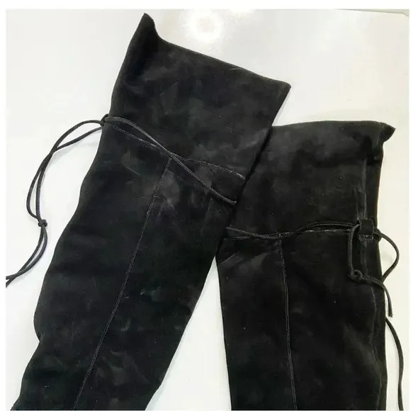 NEW Free People Echo Suede Over-the-Knee High Heel Boots size 38 US 7.5