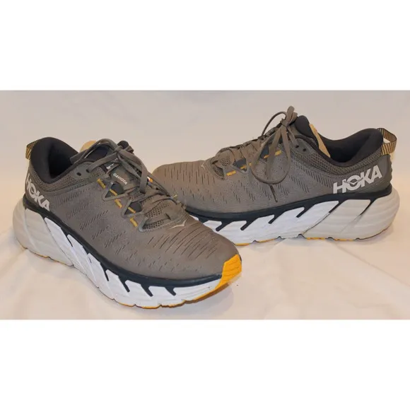 NIB Hoka One Men's Graviota 3 Running Athletic Sneakers GRAY SZ 9.5
