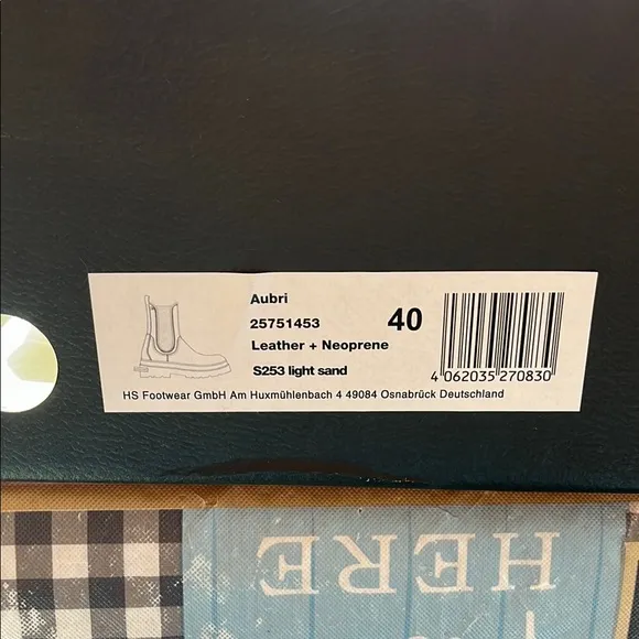 NIB Scotch &amp; Soda Aubri Cream Leather Heeled Boots with Platform Design Size 9