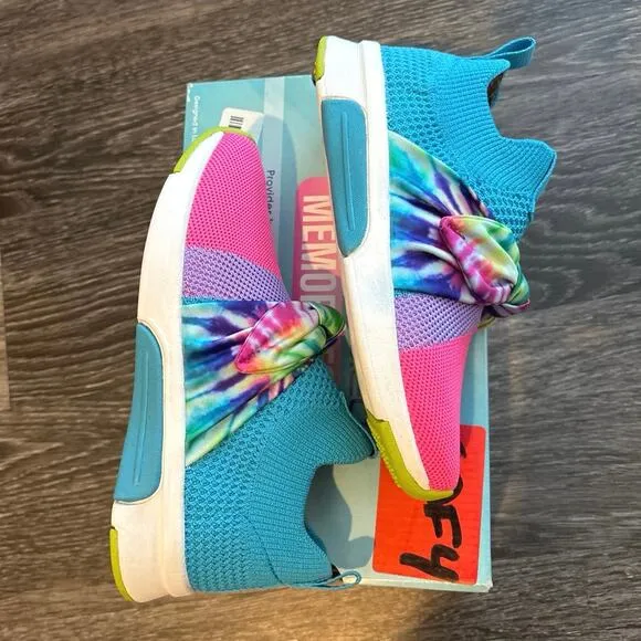 NIB Skechers Modern Jogger Slip On Bow Sneaker Multicolor Size 1
