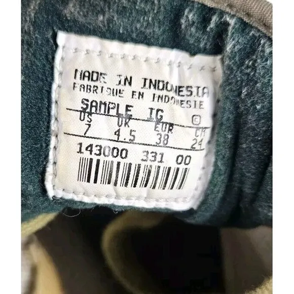 Nike‎ 143000 Courtster Gts Womens Vtg 1990s SAMPLE Size 7 Rare