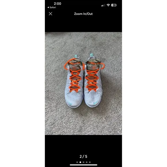 Nike 2021 Diana Taurasi x LeBron 18 'GOAT Vision' shoes men’s 10