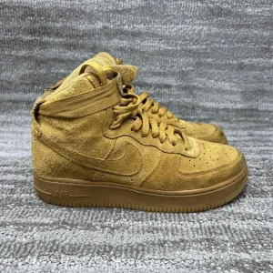 Nike AF1 Air Force 1 High LV8 Wheat Youth GS Size 6.5Y 807617-701 Kids Shoes