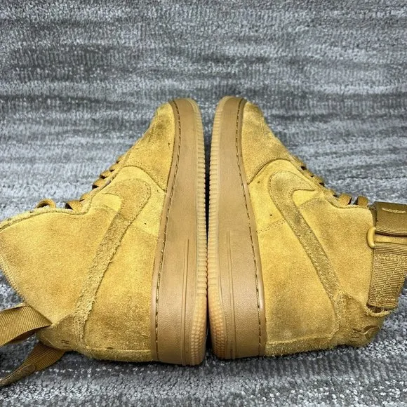 Nike AF1 Air Force 1 High LV8 Wheat Youth GS Size 6.5Y 807617-701 Kids Shoes