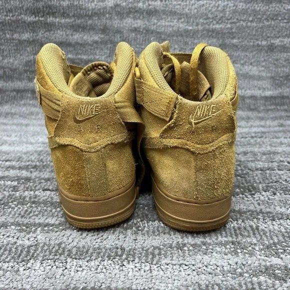 Nike AF1 Air Force 1 High LV8 Wheat Youth GS Size 6.5Y 807617-701 Kids Shoes