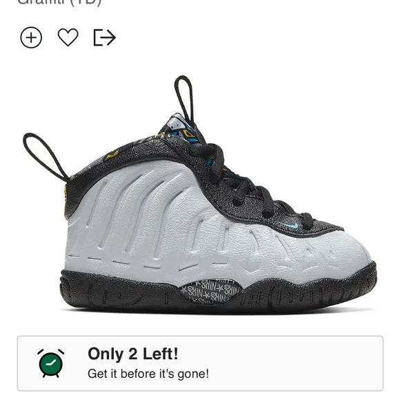Nike Air Foamposite One Graffiti  size 8c