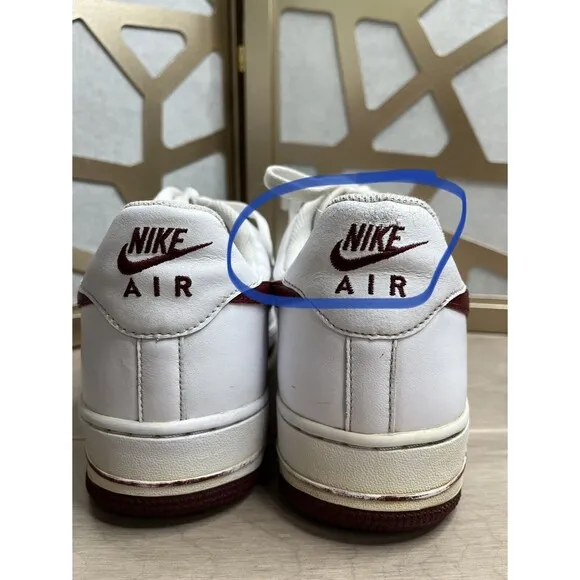 NIKE AIR FORCE 1 07 WHITE-TEAM SZ 11 RARE 315122-165 Sneakers Men Shoes Leather