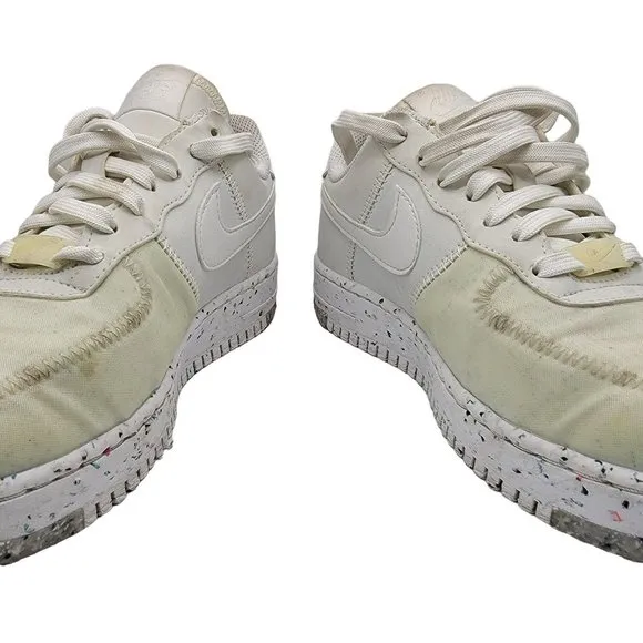 Nike Air Force 1 Crater Summit White Sneakers Shoes Womens Size 6.5 - CT1986-100