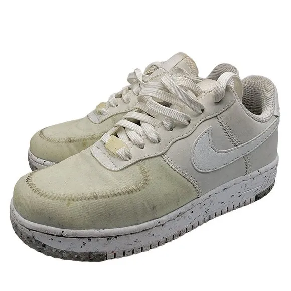Nike Air Force 1 Crater Summit White Sneakers Shoes Womens Size 6.5 - CT1986-100
