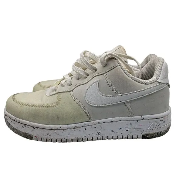 Nike Air Force 1 Crater Summit White Sneakers Shoes Womens Size 6.5 - CT1986-100