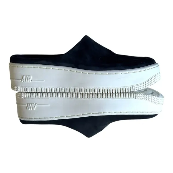 Nike Air Force 1 Lover XX Premium slip on mule NWOB Black/Black/Sail | 6.5