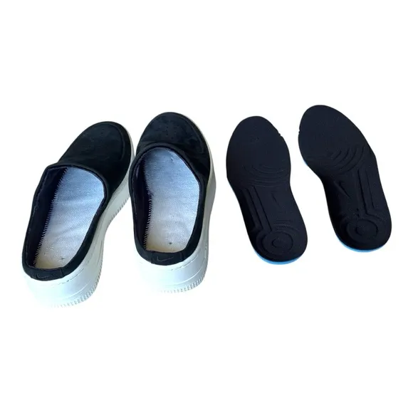 Nike Air Force 1 Lover XX Premium slip on mule NWOB Black/Black/Sail | 6.5