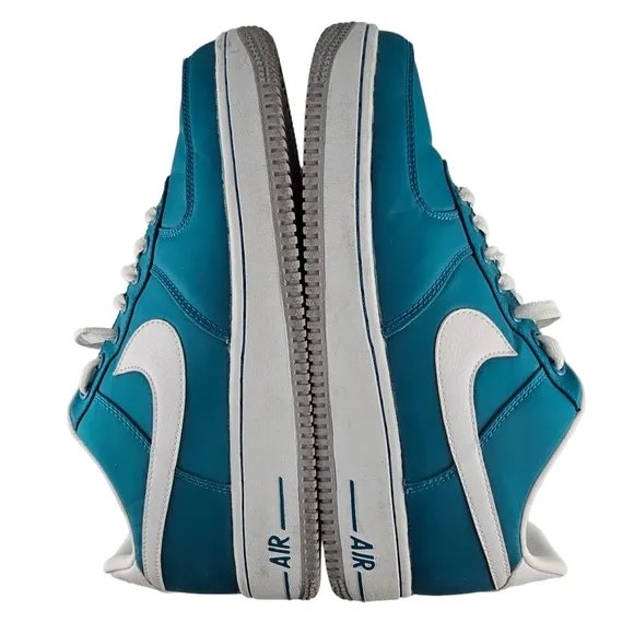 Nike Air Force 1 Low Sneakers Men's Size 8 Nylon Tropical Teal White AF1 82