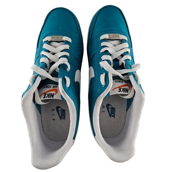 Nike Air Force 1 Low Sneakers Men's Size 8 Nylon Tropical Teal White AF1 82