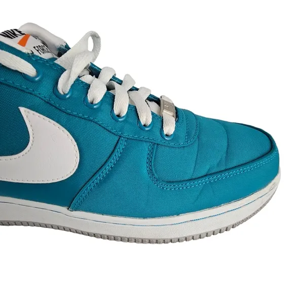 Nike Air Force 1 Low Sneakers Men's Size 8 Nylon Tropical Teal White AF1 82