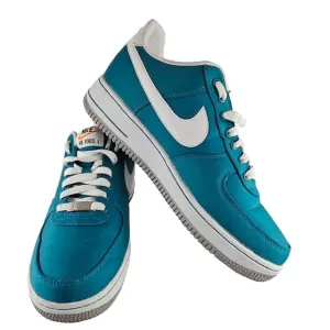 Nike Air Force 1 Low Sneakers Men's Size 8 Nylon Tropical Teal White AF1 82