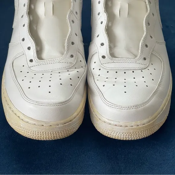 Nike Air Force 1 Mid '07 Shoes Mens 10 White High Top Strap 315123-111