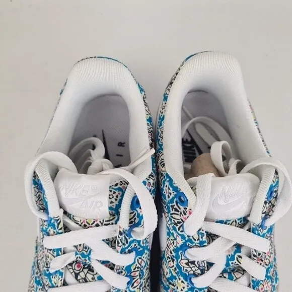 Nike Air Force 1 One Premium '07 Sneakers Womens Floral Size 8.5