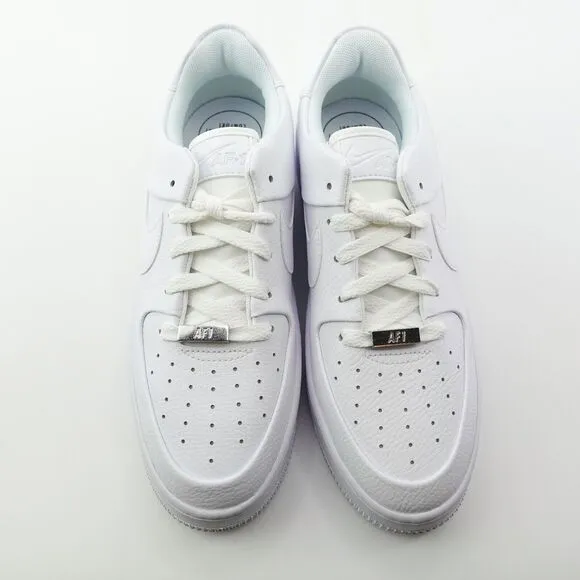Nike Air Force 1 Sage Low Triple White Platform Sneakers AR5339-100 Womens 9.5
