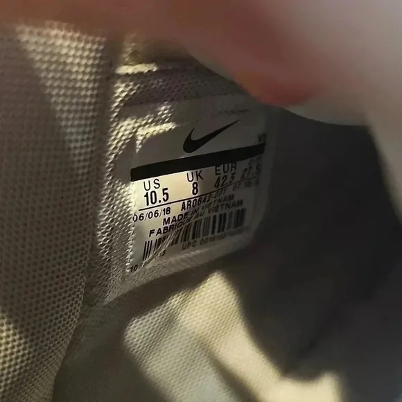 Nike Air Force 1 Shoes/Sneakers - Womens - Size 10.5 - Gray/Gold