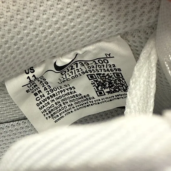 Nike  Air Force 1 White Mens Shoes DJ2739-100 VNDS Sz 11