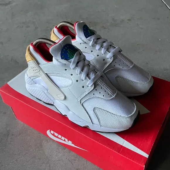 Nike Air Huarache 'White Phantom' Classic Running Sneakers/Shoes 5.5 Youth/Teen