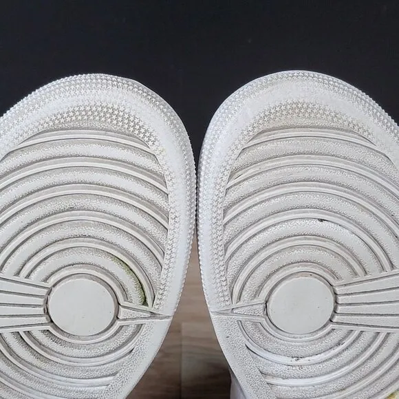 Nike Air Jordan 1 Low Shoes Mens Size 12.5 Triple White Sneakers 553558-136