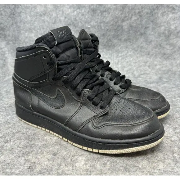Nike Air Jordan 1 Retro‎ High Black OG BG GS Shoes Size 6.5Y Sneakers 575441-002