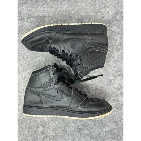 Nike Air Jordan 1 Retro‎ High Black OG BG GS Shoes Size 6.5Y Sneakers 575441-002