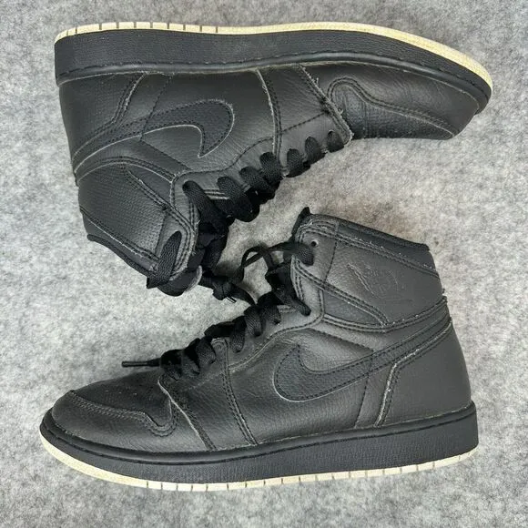 Nike Air Jordan 1 Retro‎ High Black OG BG GS Shoes Size 6.5Y Sneakers 575441-002
