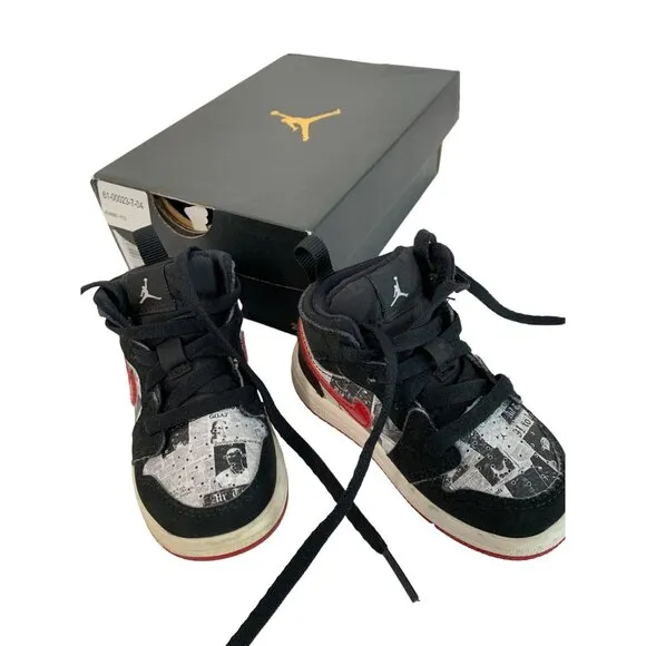 Nike Air Jordan 1 Retro High OG Toddler Shoes 5C Sneaker Baby GUC 7336 Air Times